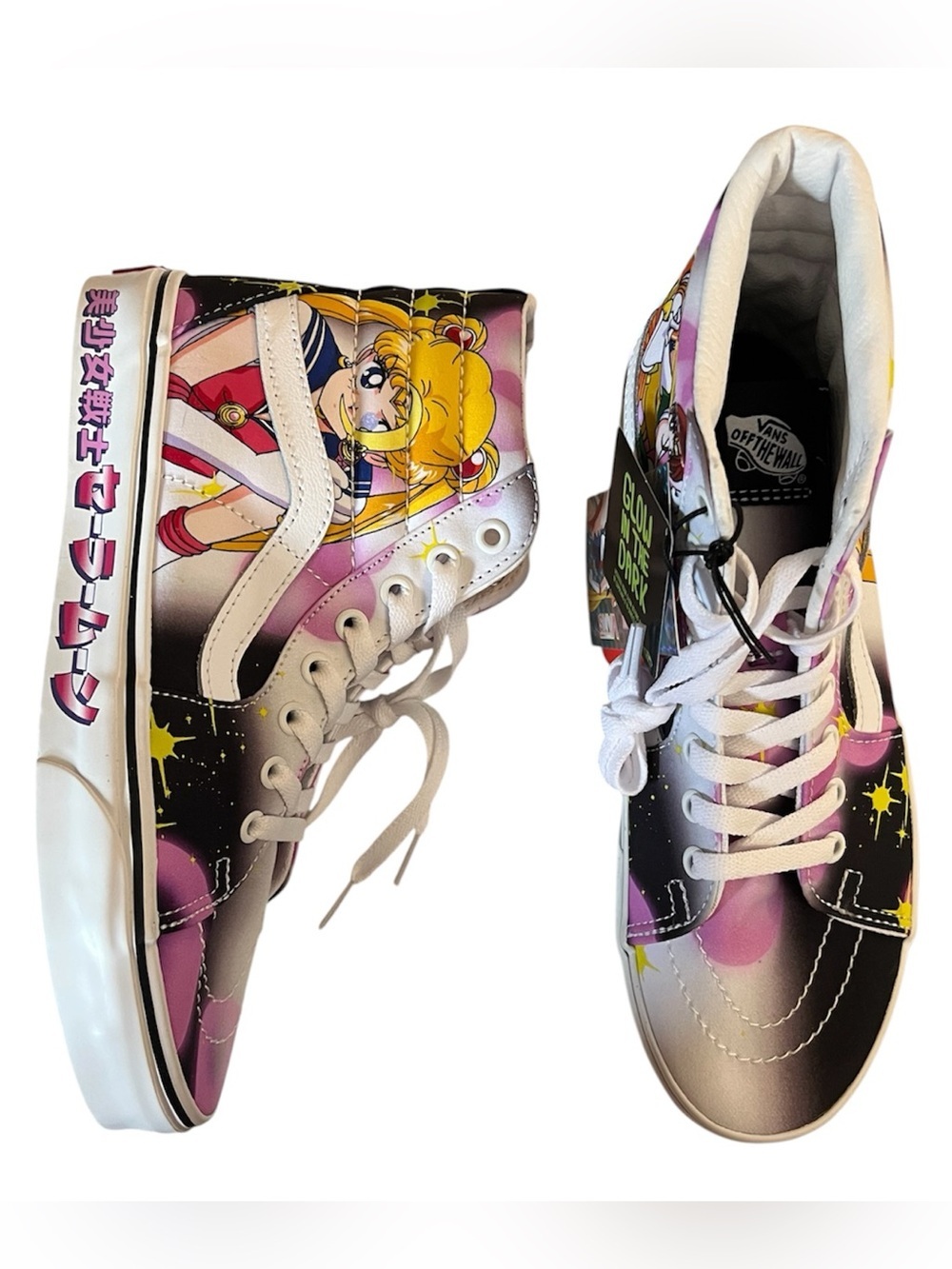 Vans X Sailor Moon Sk8-Hi Pretty Guardians Sneakers Size 7.5 Men’s/9 Women’s NIB